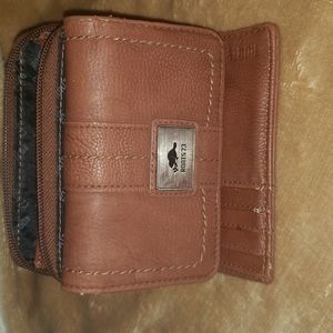 Vintage ROOTS 73 leather wallet